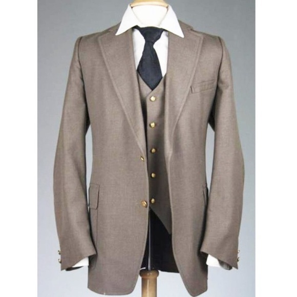Vintage Other - Vtg 70s MOD Saxony Hall 2-piece Jacket/Vest Combo